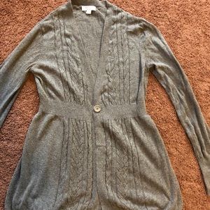 Grey Maternity Cardigan